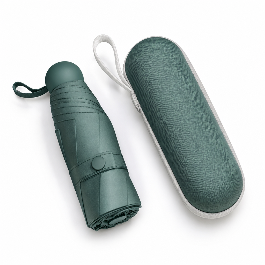 LumaShade™ Mini Travel Umbrella — Your Pocket-Sized Shield Against Sun, Rain, and Wind