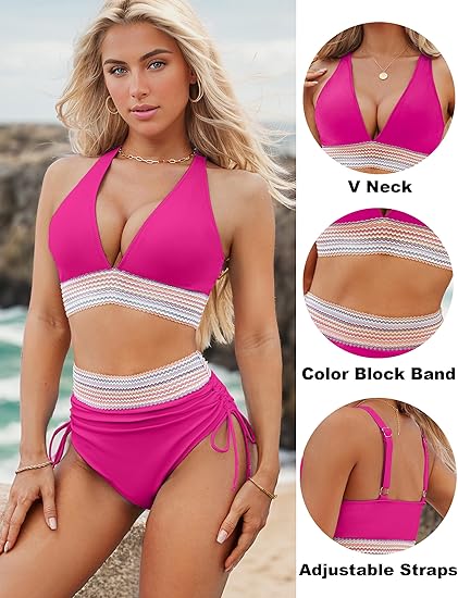 VivaLuxe™ High Waisted Sculpting Bikini Set — Command Every Curve with Confidence and Irresistible Lift