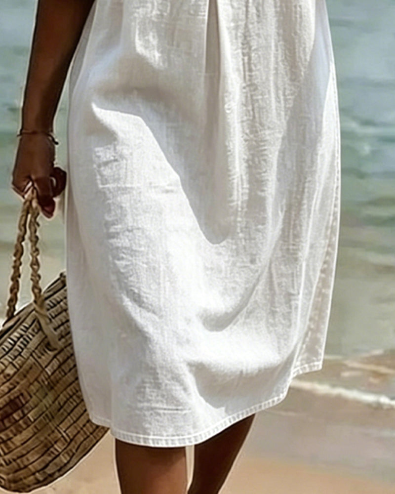 SerenaWave™ Denim Dress — Step Out Feeling Effortlessly Flattering and Confident