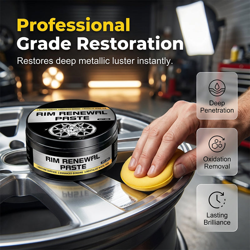 RevitaShine™ Wheel Renewal Paste — Instantly Transform Scratched Wheels Into Showroom-Perfect Shine