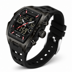 VeloQuartz™ — Own Every Second with Bold Dual-Time Precision