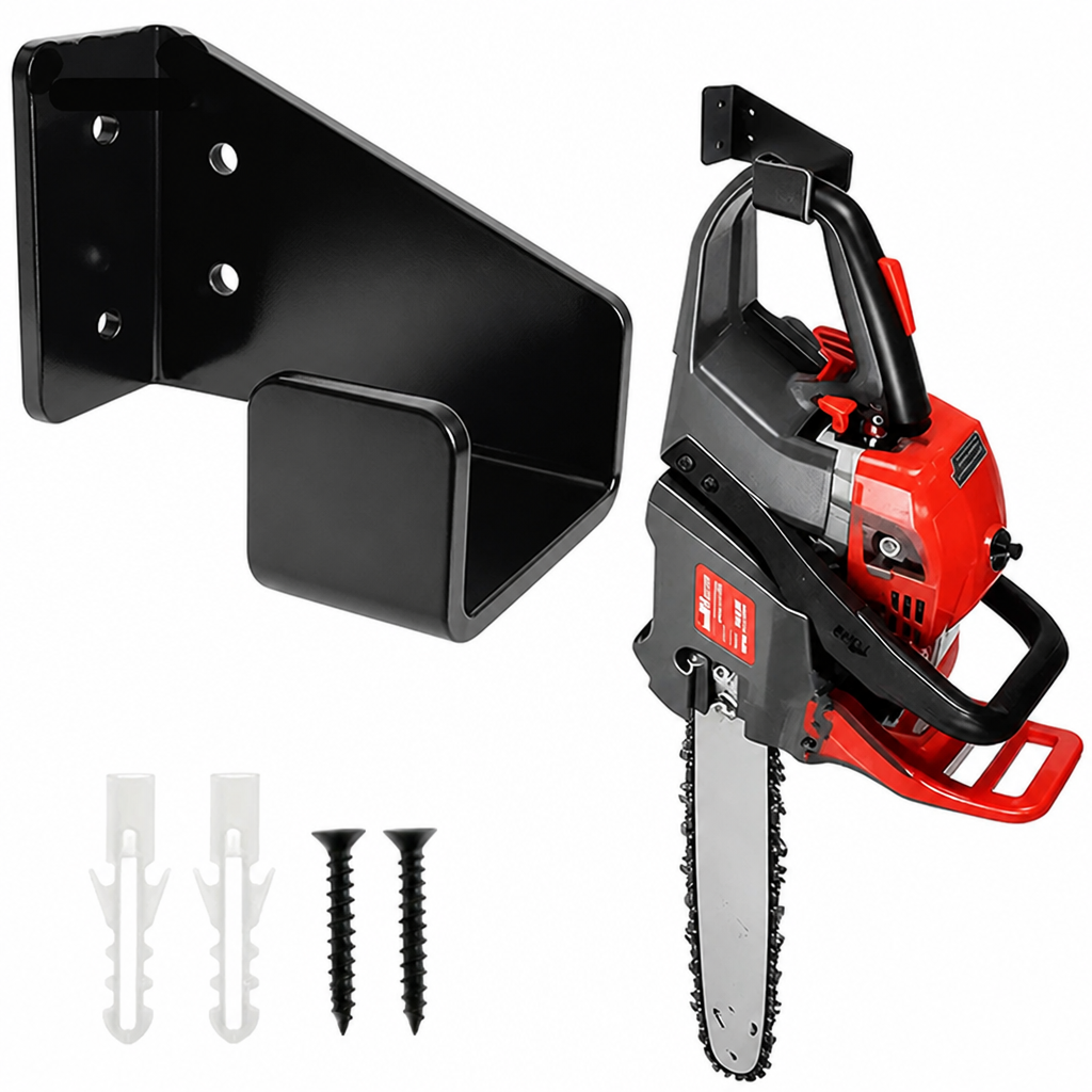 TitanGrip™ Heavy-Duty Chainsaw Hanger — Take Command of Your Garage with Rock-Solid Strength and Instant Access