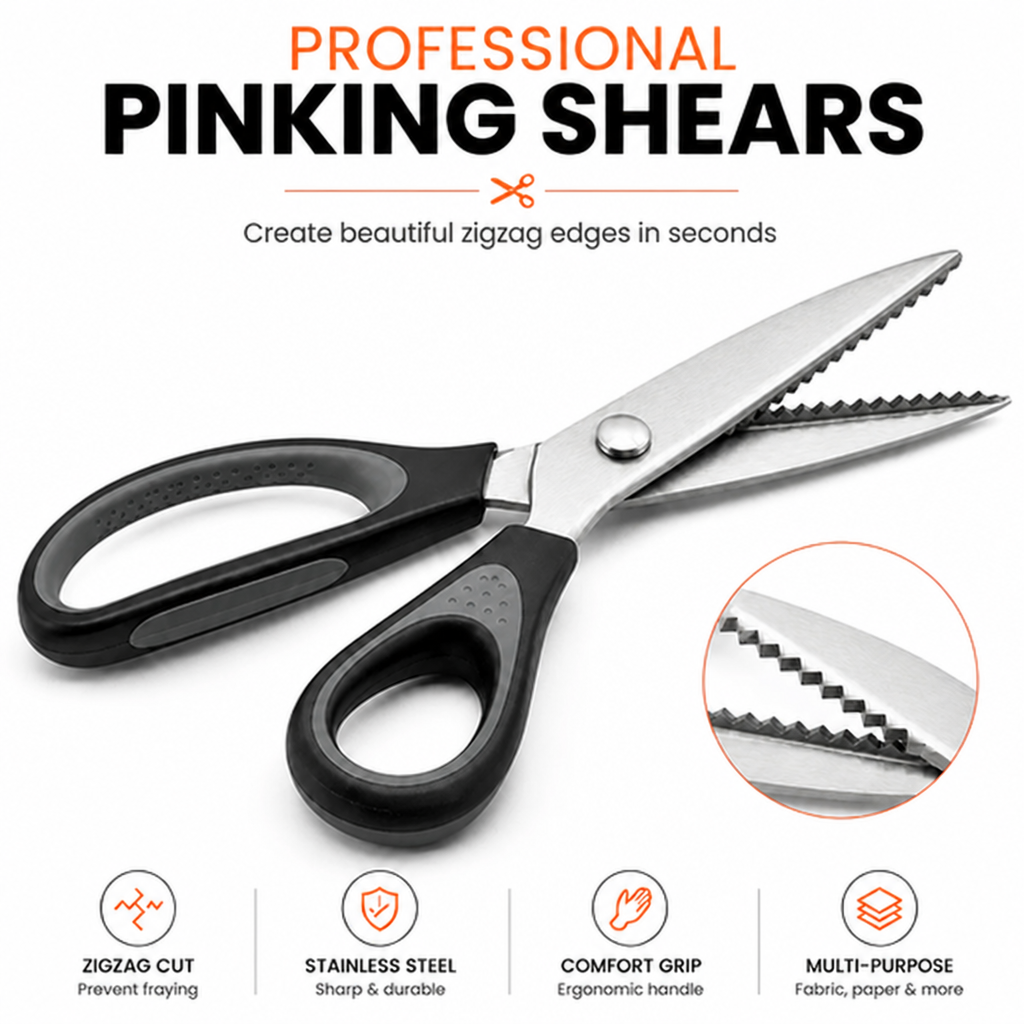 Zigzelle™ Shears — Craft Flawless Zigzag Edges That Wow Every Time