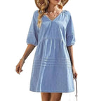 DenimEase™ Dress — Slip Into Feather-Light Freedom That Turns Heads All Day