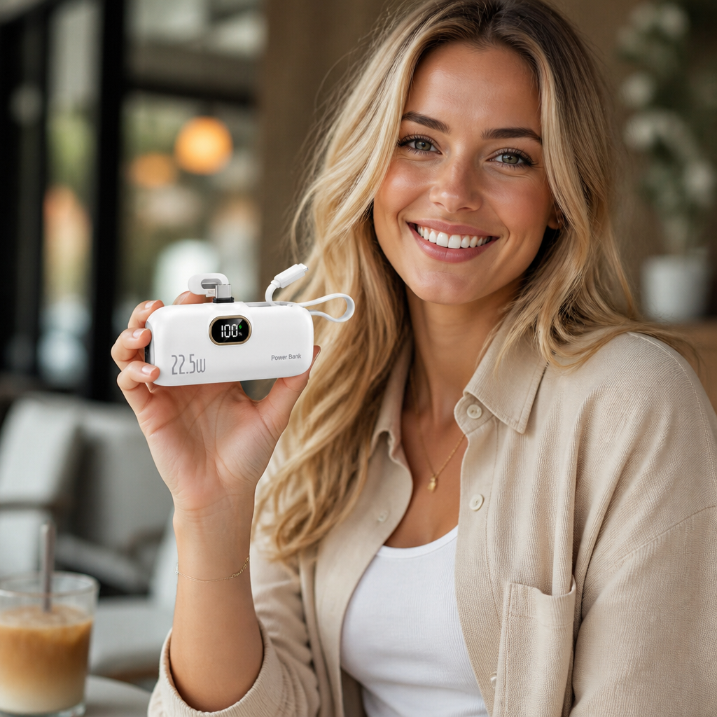 VoltEdge™ 5000mAh Mini Power Bank — Turbo Charge Your Freedom and Never Miss a Moment