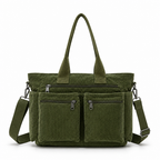 VeroCraft™ Corduroy Utility Tote — Master Your Day with Effortless Order and Unbreakable Style