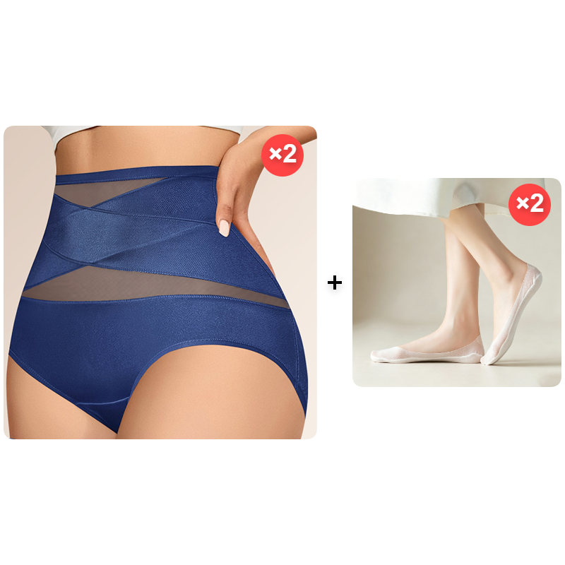 Silhoxi™ Plus-Size High-Waist Tummy Sculpting Panties — Instantly Smooth Your Waist and Own Your Confidence All Day