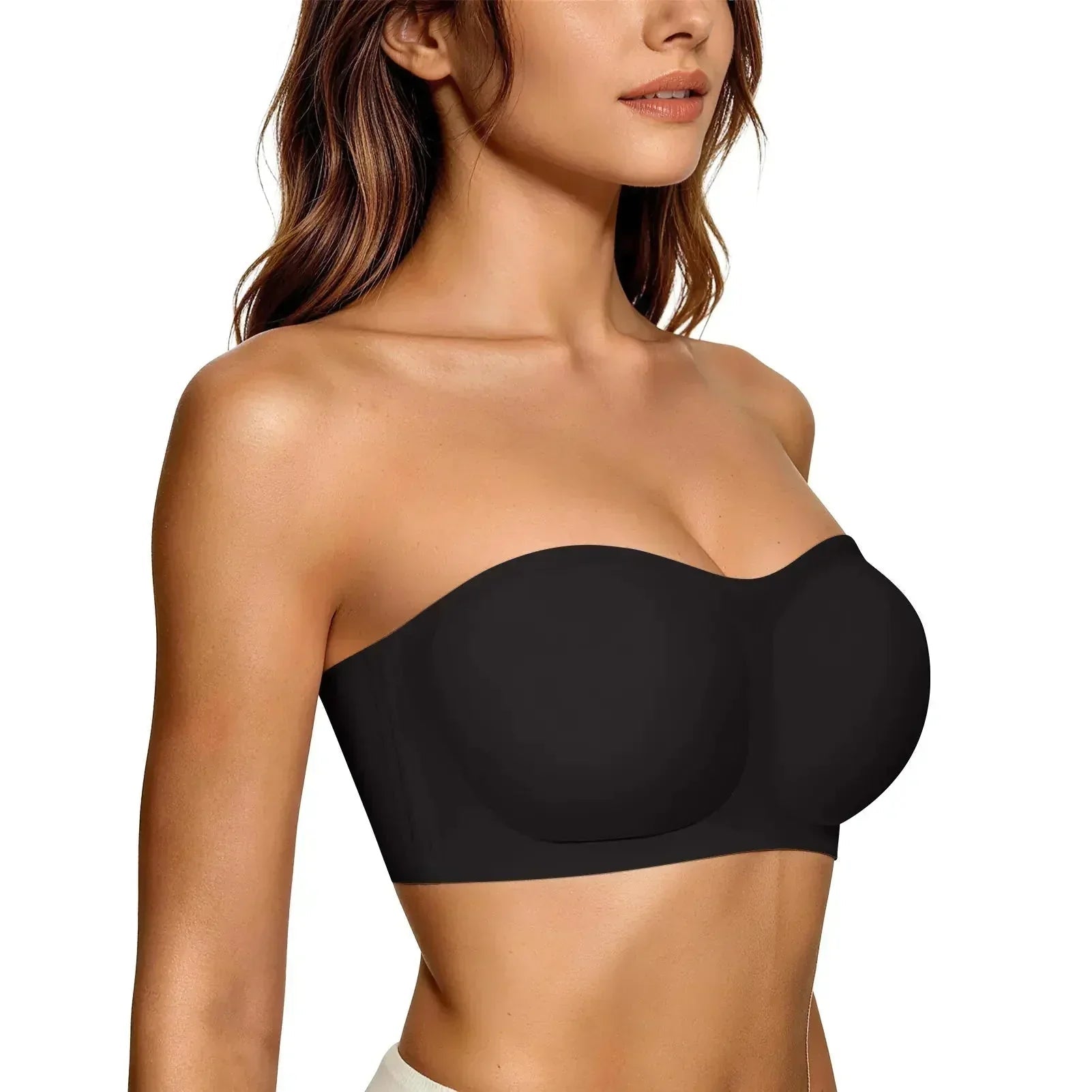 SilkyHold™ Strapless Bandeau — Feel Flawless and Fearless with All-Day Slip-Free Comfort