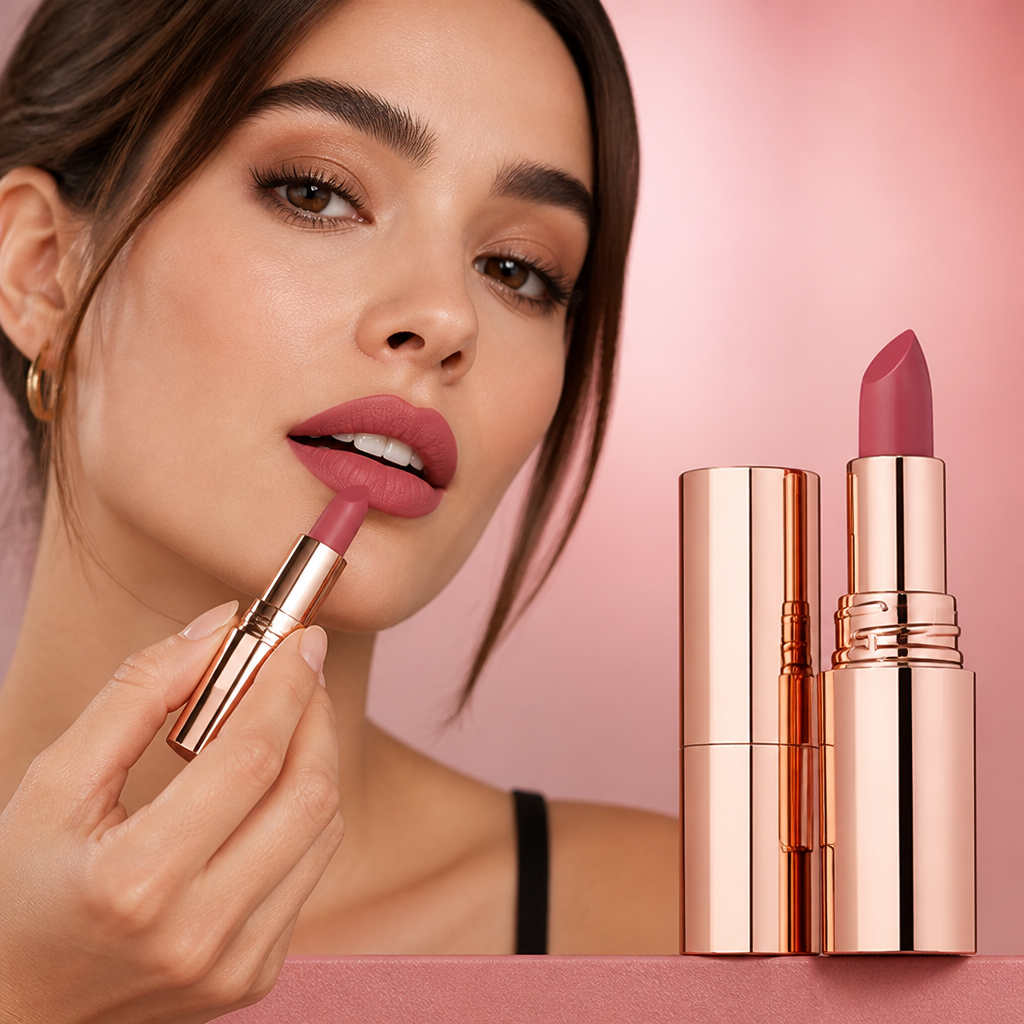 VelvetStay™ — Bold, polished lips that last all day without constant touch-ups