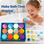 WaveJoy™ Fizz Bombs — Turn Bath Time into a Colorful, Calming Treasure Hunt Your Kids Will Beg For