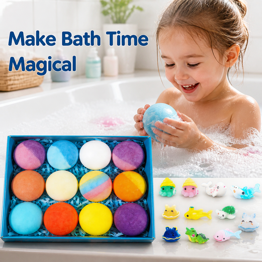 WaveJoy™ Fizz Bombs — Turn Bath Time into a Colorful, Calming Treasure Hunt Your Kids Will Beg For