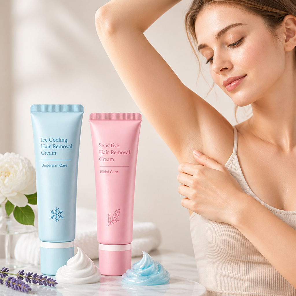Melyzara™ Dual-Action Hair Removal Cream — Experience Silky-Smooth, Calming Care That Keeps Skin Glowing and Hair Away Longer