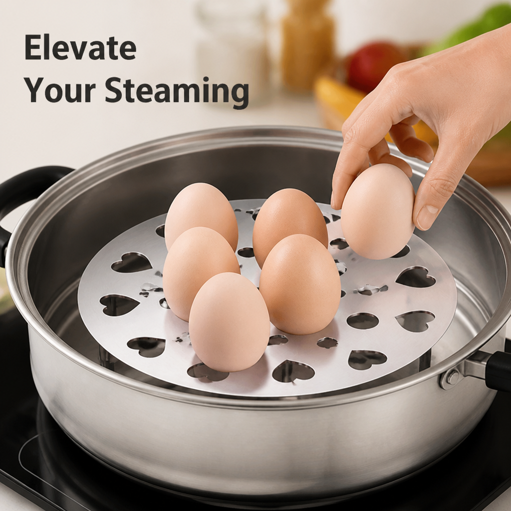 SteamSure™ Elevated Cooking Rack — Transform Every Meal into Juicy, Perfectly Steamed Perfection