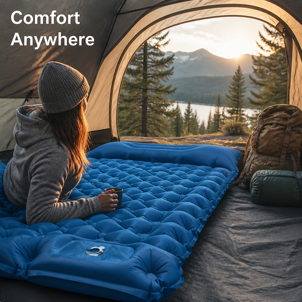 TrailEase™ — Sleep Like You’re Floating, No Matter Where You Camp