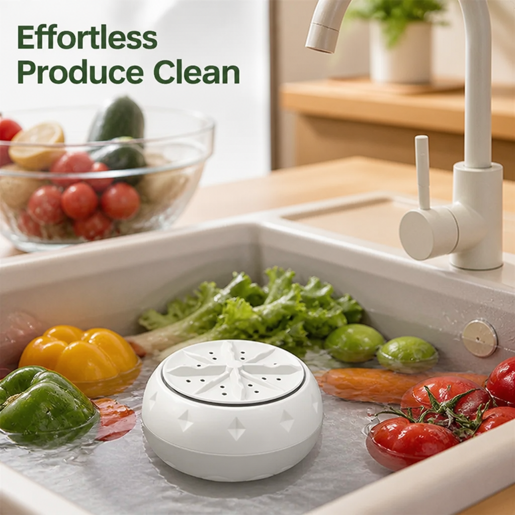 HydroViva™ — Effortless Deep Clean for Safer, Juicier Produce Every Time