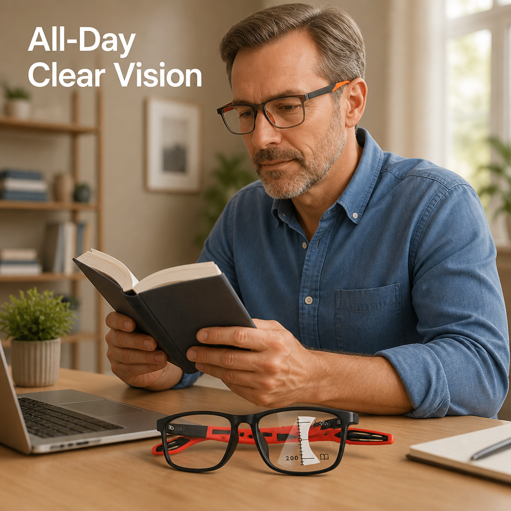 Clariquo™ Multifocal Glasses — Feel the Freedom of Effortless, All-Day Clarity and Comfort