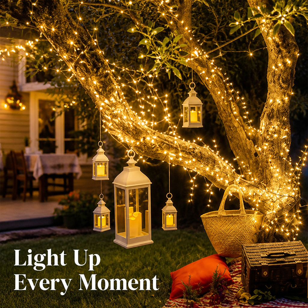 SolarFlare™ LED String Lights — Ignite Your Nights with Endless, Effortless Radiance