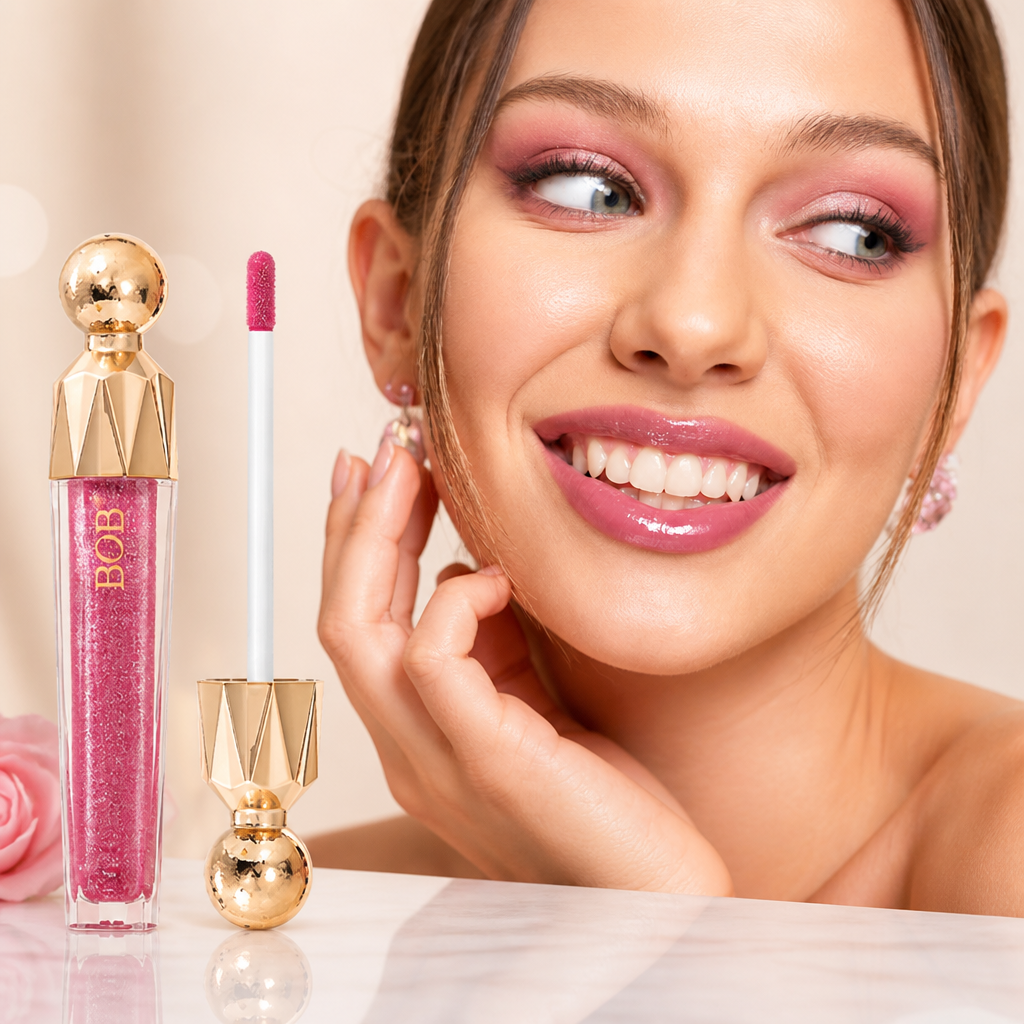 LumeLuxe™ Diamond Shine Lip Gloss — Transform Your Lips Into a Magnetic, Dazzling Statement