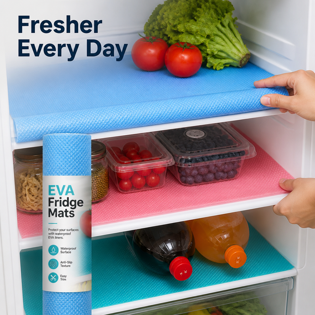 GlaciaGuard™ Liners — Turn Your Fridge Into a Fresh, Spotless Sanctuary Every Day