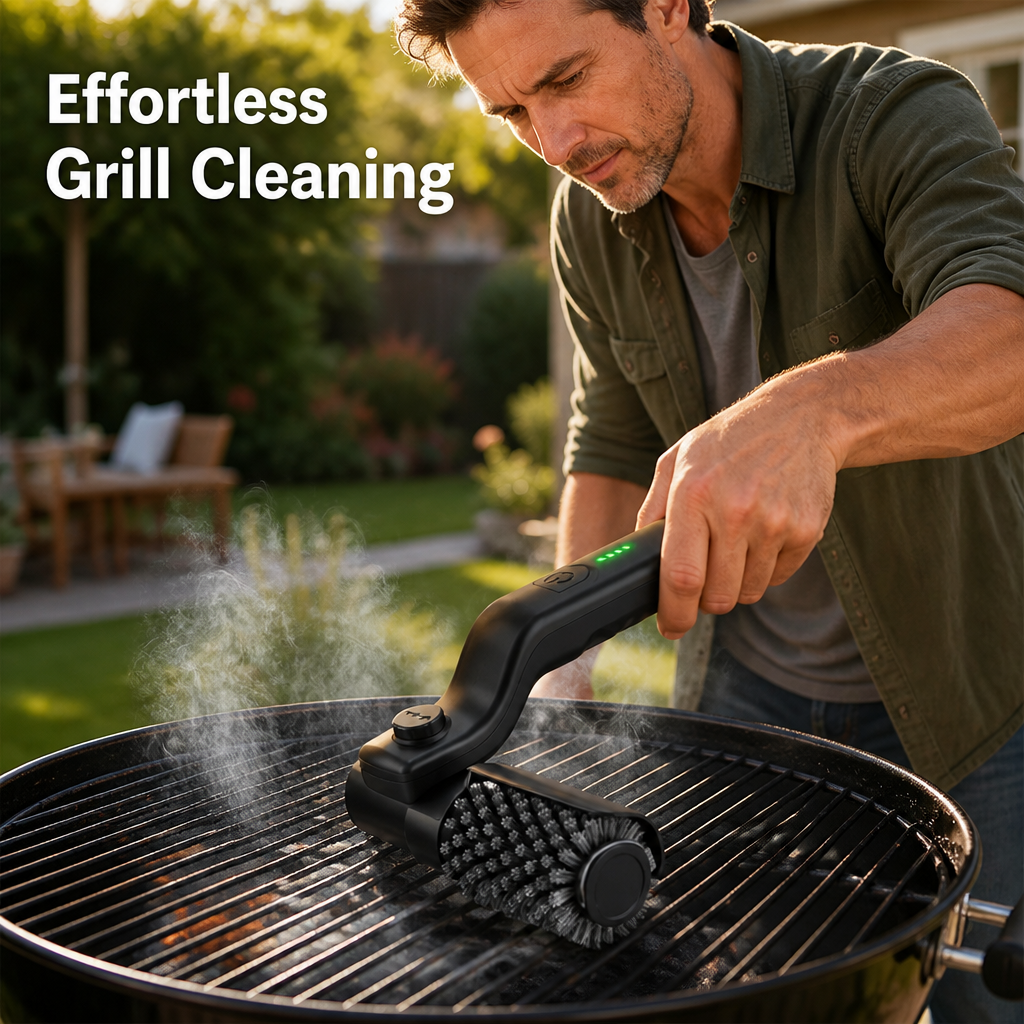 BlazeMaster™ — Effortless Grill Cleaning That Unleashes Your BBQ Power