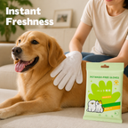 Groomiva™ Waterless Grooming Gloves — Keep Your Pet Fresh, Soft, and Stress-Free Every Day (6pcs)