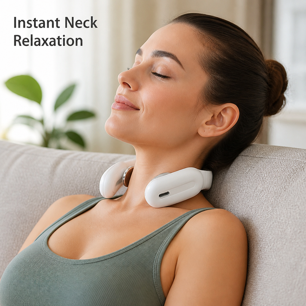 NeuroEase™ Neck Massager — Melt Away Neck Pain and Reclaim Effortless Comfort Instantly