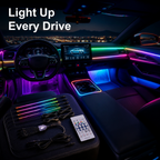 LumaPulse™ RGB Interior Light Kit — Transform Your Car into a Thrilling, Vibrant Escape Every Drive