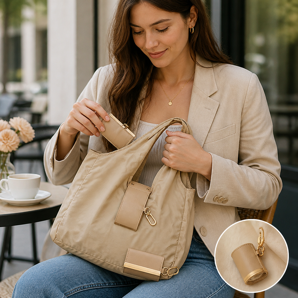 VersaLuxe™ Tote — Effortless Style That Transforms Your Day and Protects the Planet