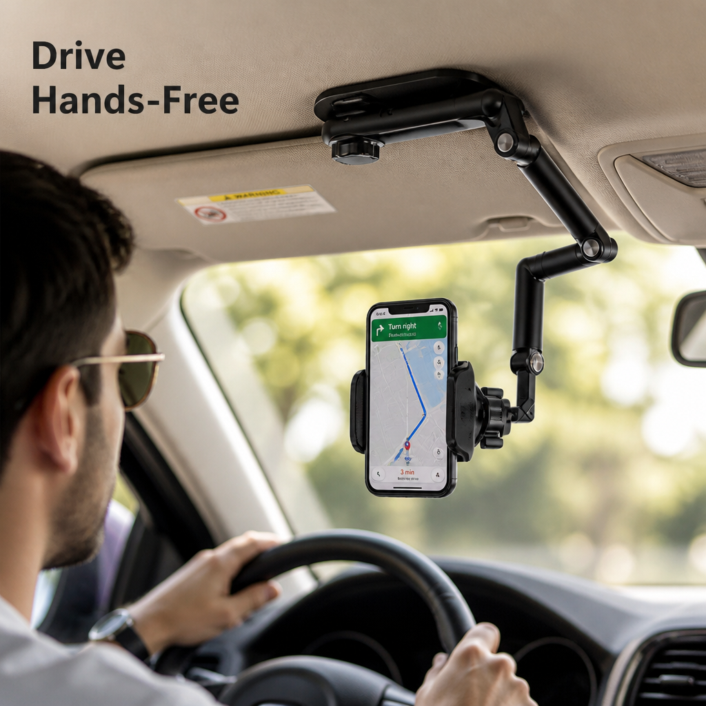 TruPivot™ — Drive Safer and Smarter with Effortless, Rock-Solid Phone Grip