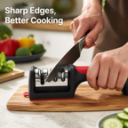 BladePulse™ 3-Stage Sharpener — Unleash Razor Edges That Ignite Your Cooking Passion