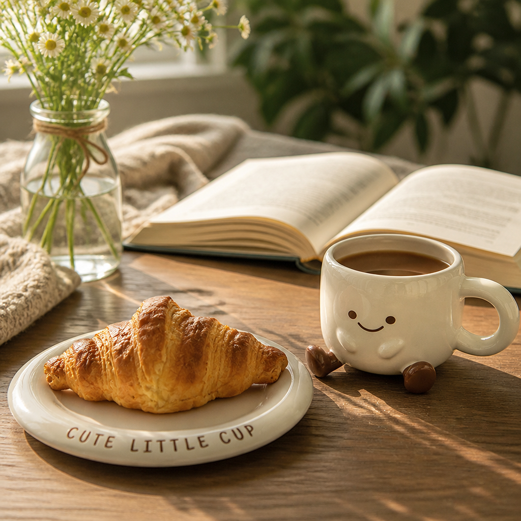 VelariJoy™ Cup & Saucer — Turn Every Sip Into a Smile and Uplift Your Day
