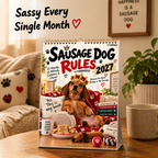 CheekiDachs™ Sarcastic Sausage Calendar — Make Every Day a Hilarious Celebration of Sass and Smiles