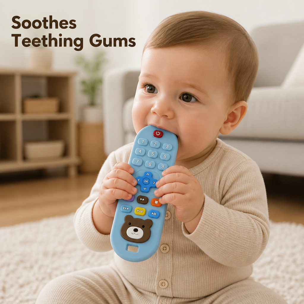 ChewJoy Remote™ — Turn Teething Tears Into Happy, Playful Smiles