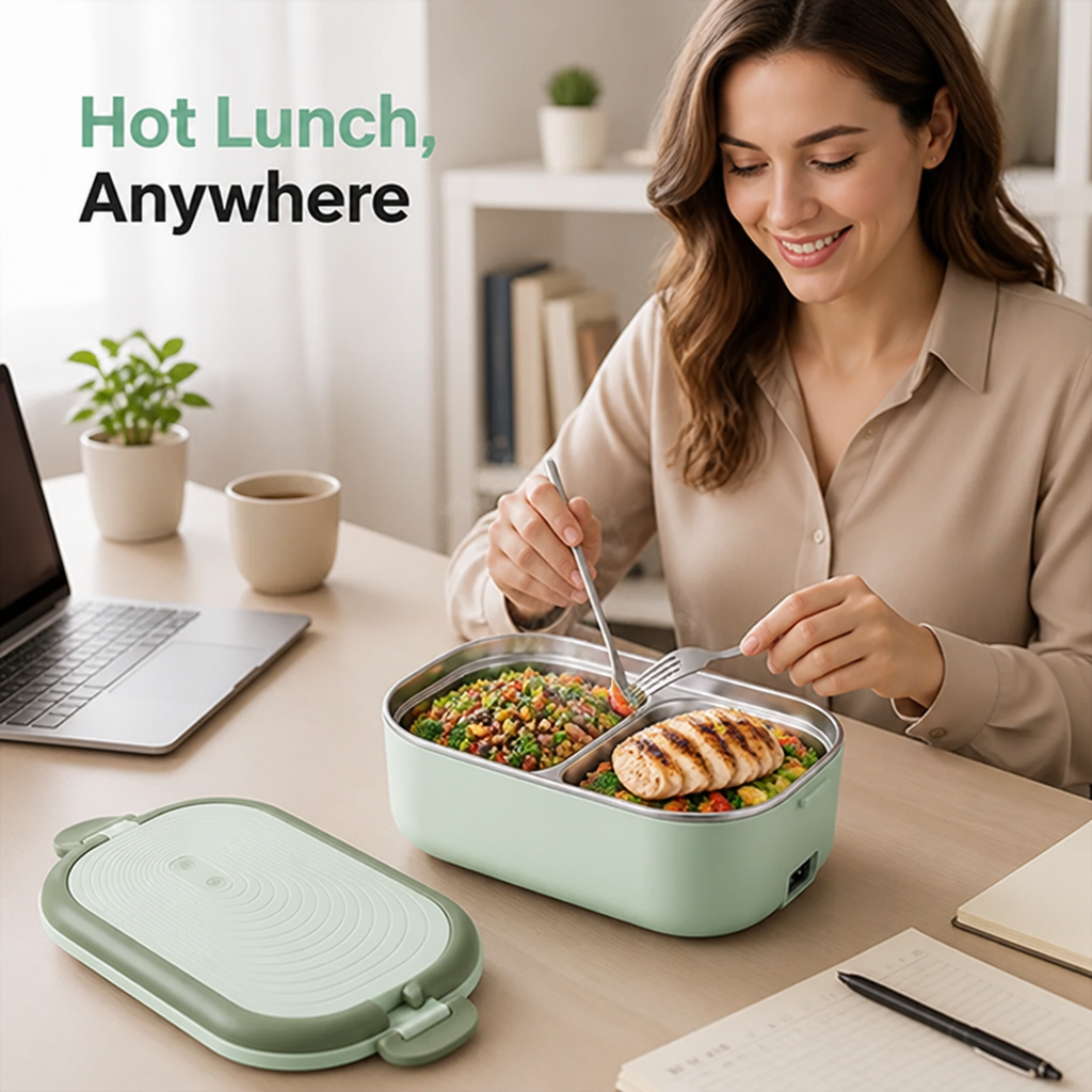 HeatEase™ — Enjoy Every Meal Hot, Fresh, and Full of Flavor Anywhere You Go