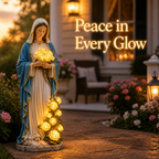Virgin Mary Rose Garden Light™ — Warm Your Heart with a Radiant Glow of Hope and Peace