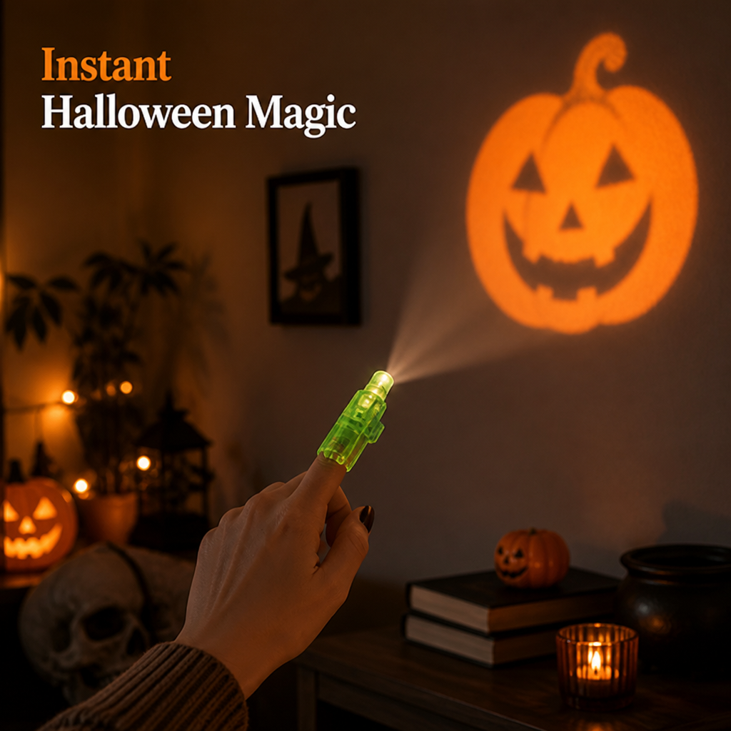 GlowGhoul™ — Turn Every Finger into a Mesmerizing Halloween Light Show