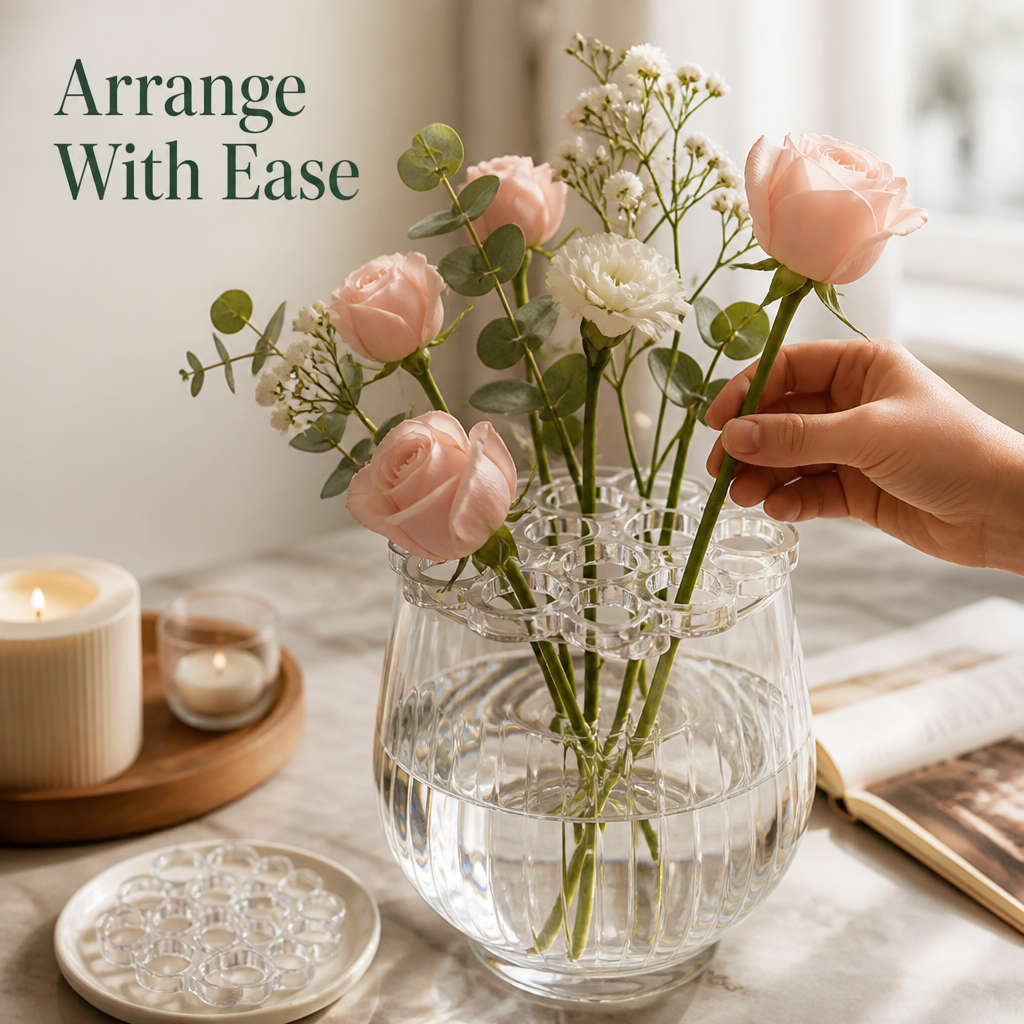 StemSculpt™ — Turn fresh flowers into a beautifully balanced centerpiece