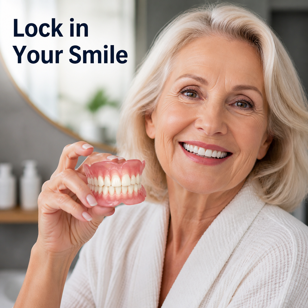 Dentivora™ Full Denture — Lock in Your Smile and Confidence All Day Long