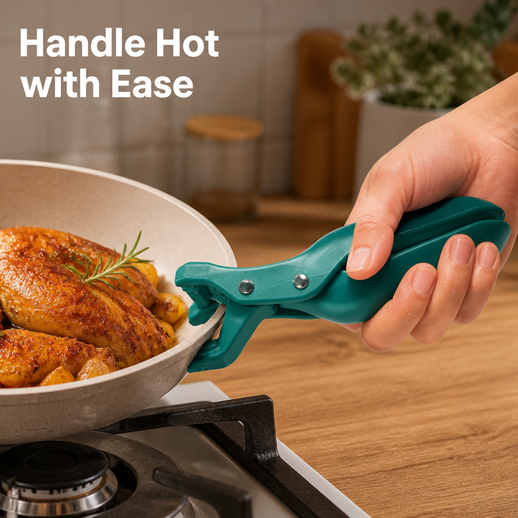 SearSafe™ — Grip Hot Cookware with Unshakable Confidence and Total Comfort
