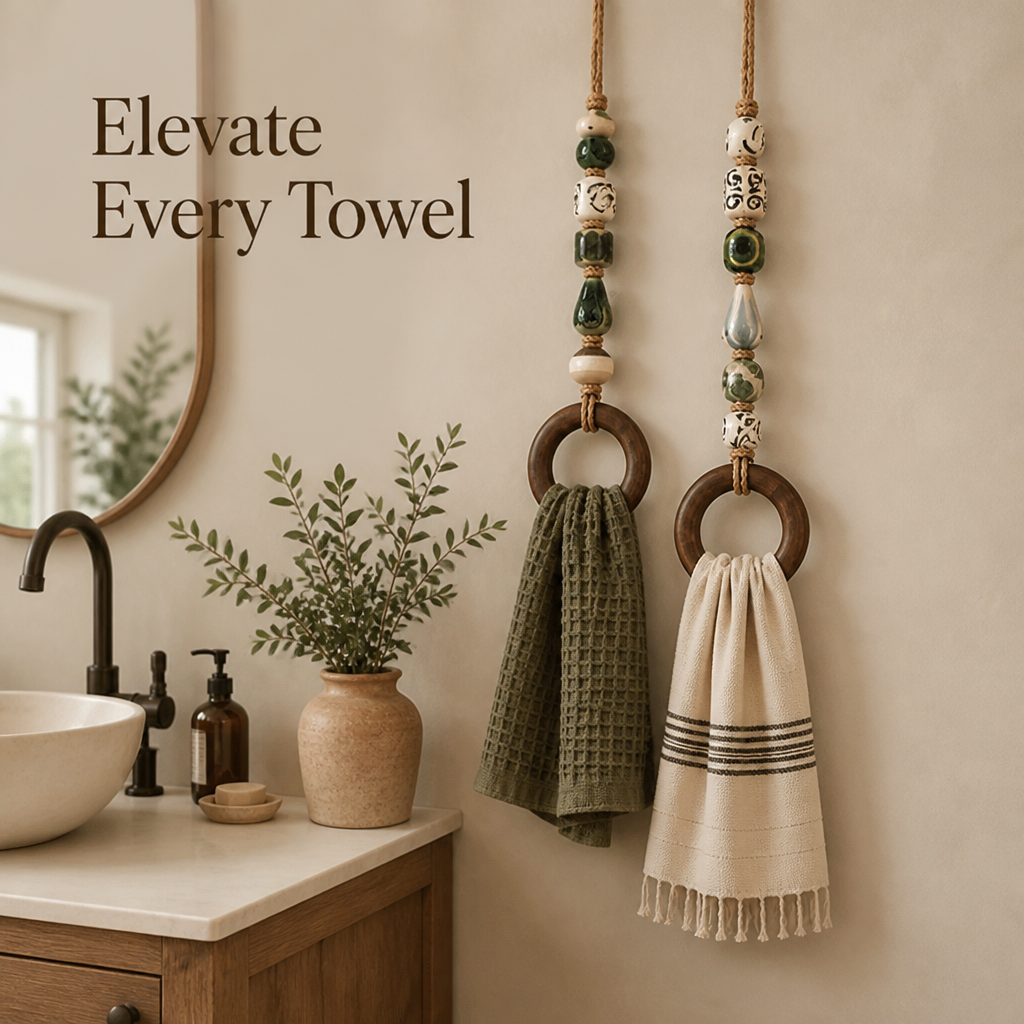 Handwoven Grace™ — Turn Every Towel into a Warm, Inviting Statement of Style