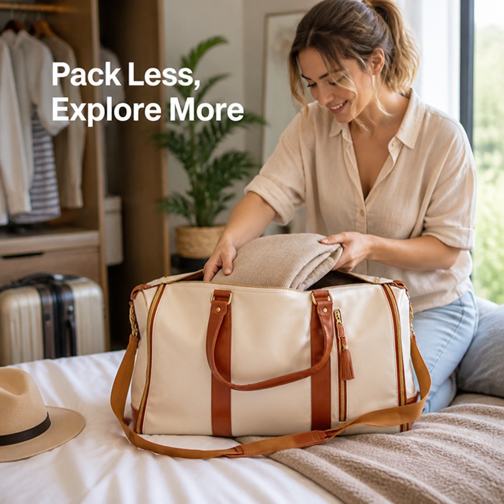 FreshFold™ — Arrive ready to go, with fresh-looking outfits and less travel stress