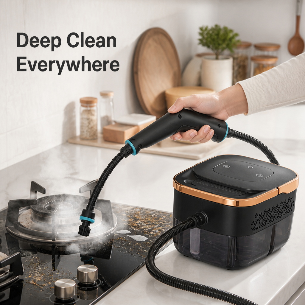 VaporLux™ — Lightning-Fast Steam Power for a Pristine, Germ-Free Home