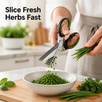 SwiftChop™ Herb Scissors — Slice Faster, Feel the Joy of Effortless Prep
