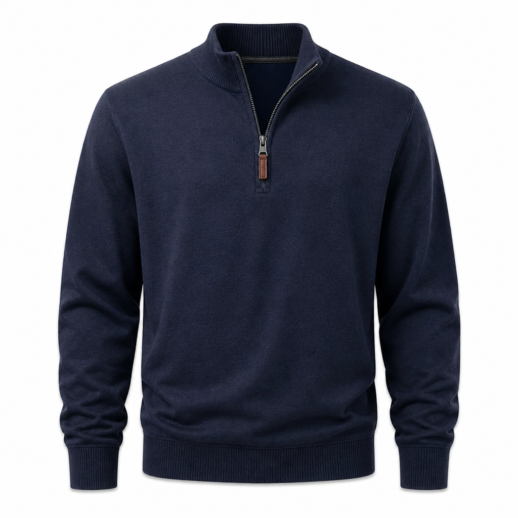 TruVero™ Quarter Zip Sweater — Look Sharp, Feel Warm, Move Free All Autumn Long
