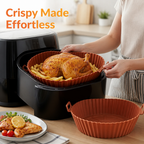 Siliskin™ Reusable Silicone Liner — Effortless Crisp Cooking with Zero Mess Every Time