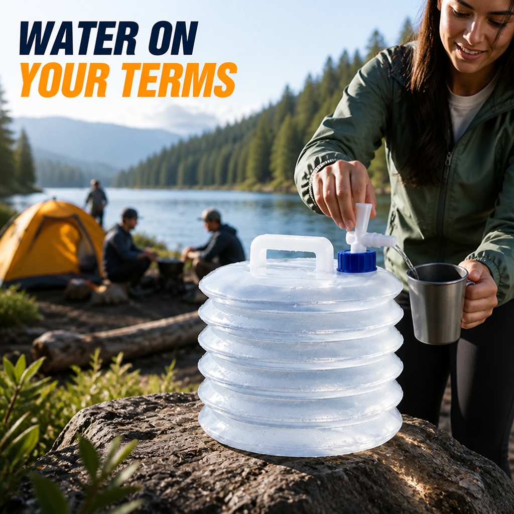HydraNest™ — Your Anytime, Anywhere Hydration Hero That Fits in a Backpack