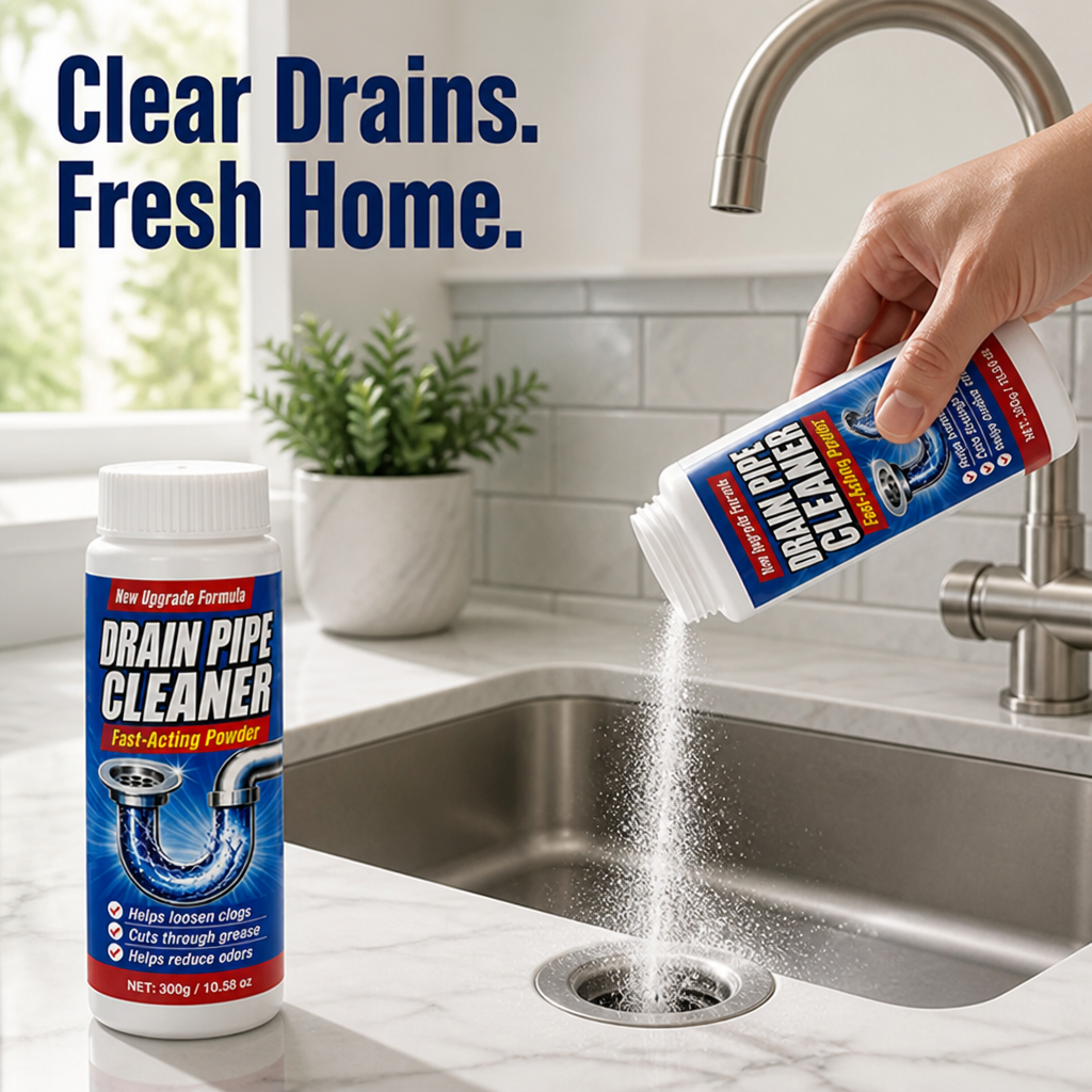 FlowMist™ — Instantly Clear Drains with Fresh, Uplifting Scents