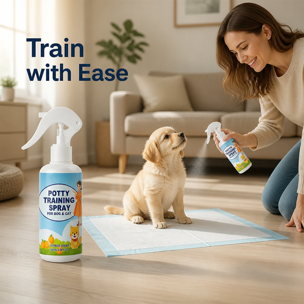 PureLuxe™ Pet Training Spray — Calm Chaos and Create a Spotless Home Instantly