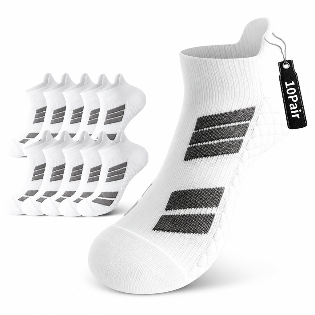 SwiftStep™ Low-Cut No-Show Socks — Stay Cool, Dry, and Invisible All Day Long