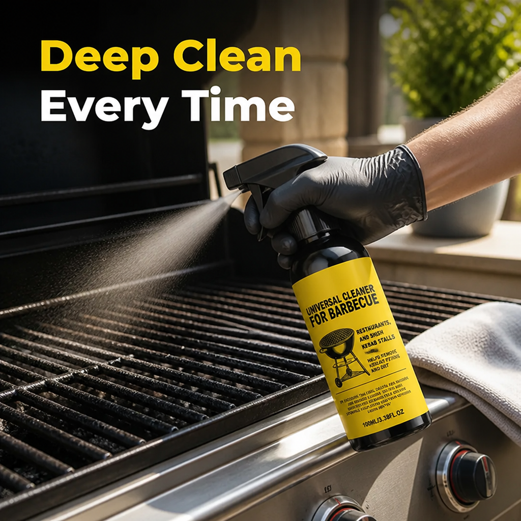 BlazeBrite™ — Power Wash Away Grease for a Grill That Gleams Instantly